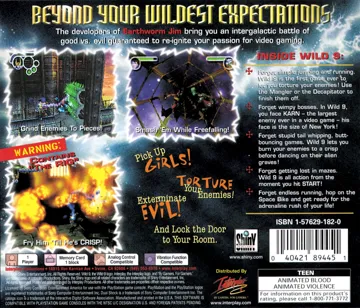 Wild 9 (US) box cover back